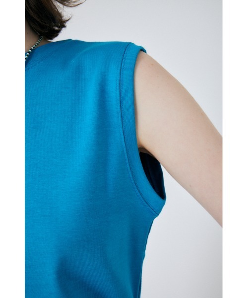 MOUSSY(マウジー)の「SUVIN GIZA BASIC タンクトップ(タンクトップ・レディース・ブルー/ブラック/グリーン/ライトオレンジ系/ホワイト/ライトグリーン/ネイビー/ホワイト系その他/ブラック系その他/ピンク/ライトパープル・1/2)」の15枚目の写真