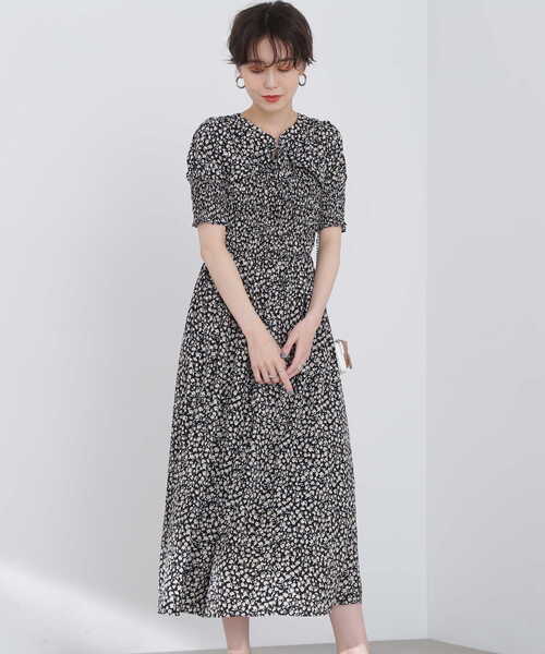 N.(N. Natural Beauty Basic)(エヌエヌナチュラルビューティーベーシック)の「【S Size Line】◆シャーリングボレロワンピース(ワンピース・レディース・ブラック系その他/ブルー系その他・SMALL/MEDIUM)」の20枚目の写真