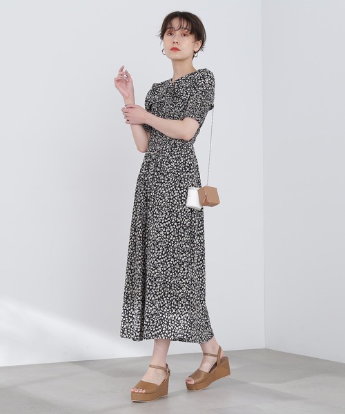 N.(N. Natural Beauty Basic)(エヌエヌナチュラルビューティーベーシック)の「【S Size Line】◆シャーリングボレロワンピース(ワンピース・レディース・ブラック系その他/ブルー系その他・SMALL/MEDIUM)」の9枚目の写真