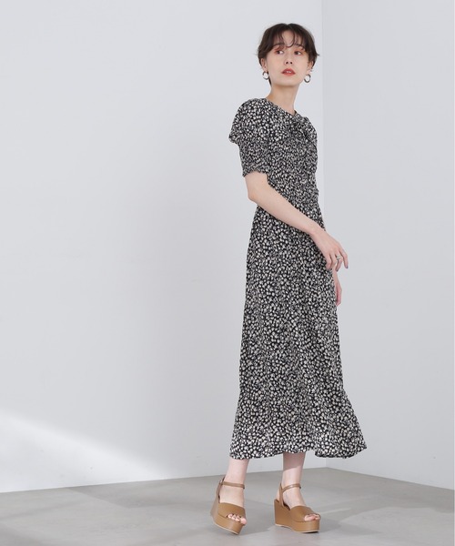 N.(N. Natural Beauty Basic)(エヌエヌナチュラルビューティーベーシック)の「【S Size Line】◆シャーリングボレロワンピース(ワンピース・レディース・ブラック系その他/ブルー系その他・SMALL/MEDIUM)」の7枚目の写真