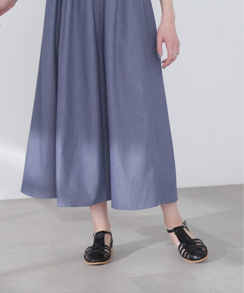 N.(N. Natural Beauty Basic)(エヌエヌナチュラルビューティーベーシック)の「【S Size Line】◆シャーリングボレロワンピース(ワンピース・レディース・ブラック系その他/ブルー系その他・SMALL/MEDIUM)」の6枚目の写真