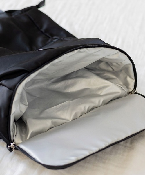 フェリシモMama（フェリシモママ）の「ｎｉｎａｒｕ×フェリシモＭａｍａ　便利で大容量　２－ＷＡＹマザーズリュック〈ブラック〉（マザーズバッグ・レディース・ブラック・ONE SIZE）」の5枚目の写真