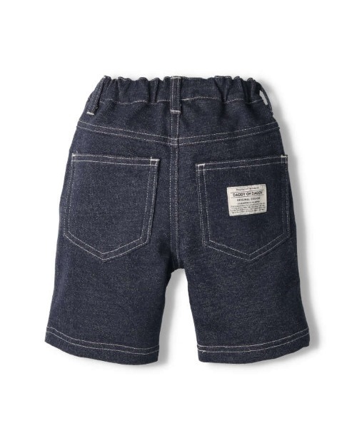 Daddy Oh Daddy（ダディーオーダディー）の「デニムニット５分丈ハーフパンツ（デニムパンツ・キッズ・ネイビー・110/120/130/140/100）」の9枚目の写真