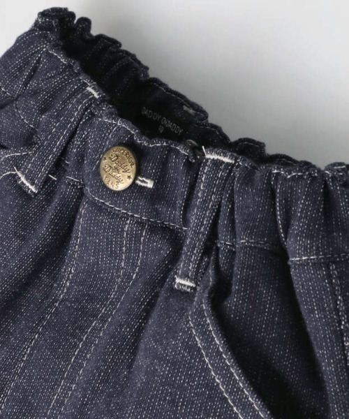Daddy Oh Daddy（ダディーオーダディー）の「デニムニット５分丈ハーフパンツ（デニムパンツ・キッズ・ネイビー・110/120/130/140/100）」の2枚目の写真
