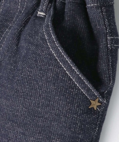Daddy Oh Daddy（ダディーオーダディー）の「デニムニット５分丈ハーフパンツ（デニムパンツ・キッズ・ネイビー・110/120/130/140/100）」の3枚目の写真