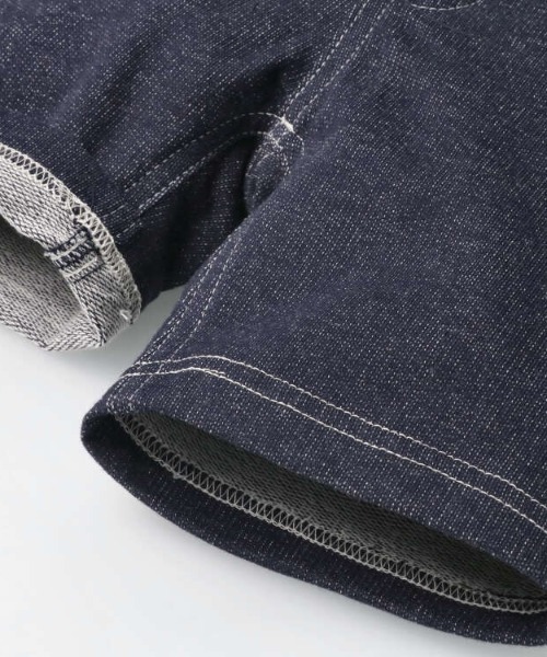 Daddy Oh Daddy（ダディーオーダディー）の「デニムニット５分丈ハーフパンツ（デニムパンツ・キッズ・ネイビー・110/120/130/140/100）」の6枚目の写真