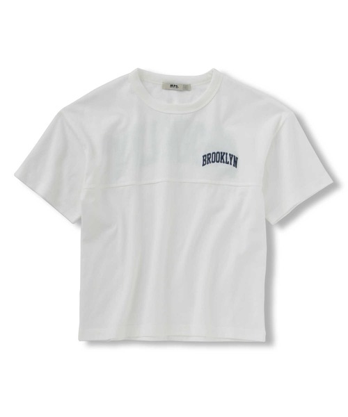 MPS(エムピーエス)の「【MPS】SALASALA吸水速乾ビッグロゴTシャツ(Tシャツ/カットソー・キッズ・レッド/ホワイト・105/130/150/140/160/120)」の7枚目の写真