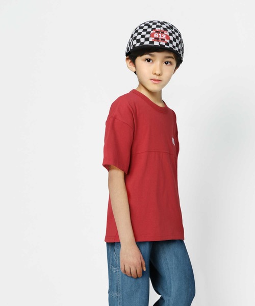 MPS(エムピーエス)の「【MPS】SALASALA吸水速乾ビッグロゴTシャツ(Tシャツ/カットソー・キッズ・レッド/ホワイト・105/130/150/140/160/120)」の6枚目の写真