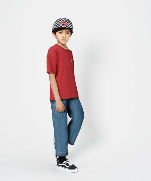 MPS(エムピーエス)の「【MPS】SALASALA吸水速乾ビッグロゴTシャツ(Tシャツ/カットソー・キッズ・レッド/ホワイト・105/130/150/140/160/120)」の5枚目の写真