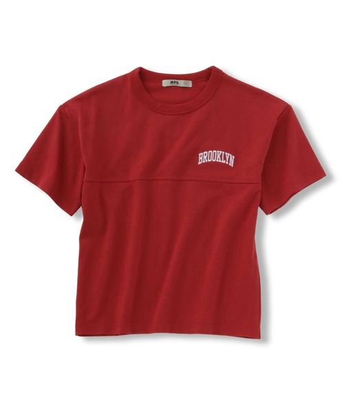 MPS(エムピーエス)の「【MPS】SALASALA吸水速乾ビッグロゴTシャツ(Tシャツ/カットソー・キッズ・レッド/ホワイト・105/130/150/140/160/120)」の9枚目の写真