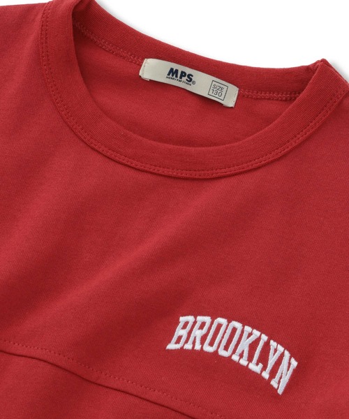 MPS(エムピーエス)の「【MPS】SALASALA吸水速乾ビッグロゴTシャツ(Tシャツ/カットソー・キッズ・レッド/ホワイト・105/130/150/140/160/120)」の11枚目の写真