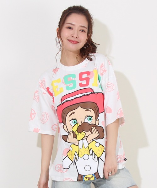 Disney（ディズニー）の「親子お揃い キャラクター ディズニー Tシャツ 8141A（Tシャツ/カットソー・レディース・その他23/ブラウン系その他7/その他34/その他16/その他32・L/S/M）」の2枚目の写真