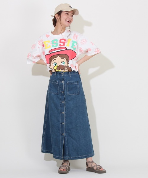 Disney（ディズニー）の「親子お揃い キャラクター ディズニー Tシャツ 8141A（Tシャツ/カットソー・レディース・その他23/ブラウン系その他7/その他34/その他16/その他32・L/S/M）」の19枚目の写真