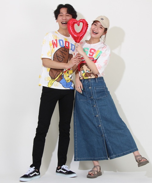 Disney（ディズニー）の「親子お揃い キャラクター ディズニー Tシャツ 8141A（Tシャツ/カットソー・レディース・その他23/ブラウン系その他7/その他34/その他16/その他32・L/S/M）」の13枚目の写真