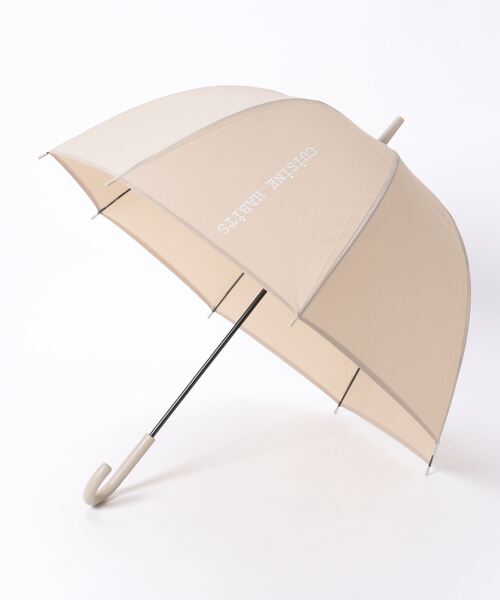 CUISINE HABITS（クイジーヌハビッツ）の「クイジーヌハビッツ オリジナルドームアンブレラ（長傘・レディース・ベージュ/グレー/カーキ/サンドベージュ・フリー）」の3枚目の写真