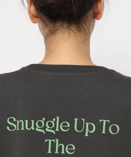 PAGEBOY（ページボーイ）の「リゾートアートTシャツ（Tシャツ/カットソー・レディース・オフホワイト/ピンク/チャコールグレー・FREE）」の13枚目の写真