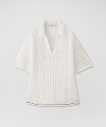 LOVELESS | オープンワークニットポロシャツ(ニット/セーター)