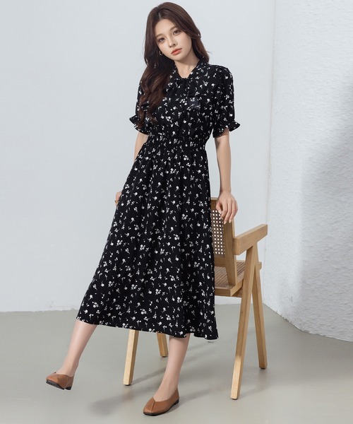 London Dolls Paper タイトワンピース　花柄　8