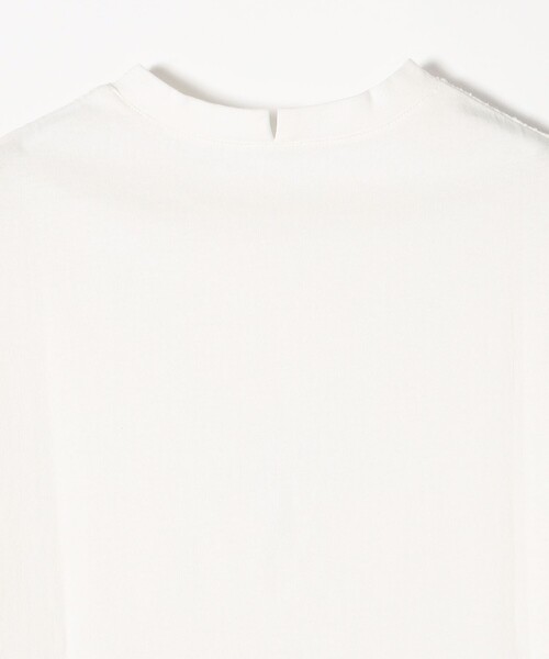 SHIPS any(シップス エニィ)の「SHIPS any:〈洗濯機可能〉アイレット クルーネック TEE(Tシャツ/カットソー・レディース・ホワイト/ブラック/イエロー・ONE SIZE)」の11枚目の写真
