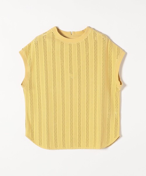 SHIPS any(シップス エニィ)の「SHIPS any:〈洗濯機可能〉アイレット クルーネック TEE(Tシャツ/カットソー・レディース・ホワイト/ブラック/イエロー・ONE SIZE)」の17枚目の写真