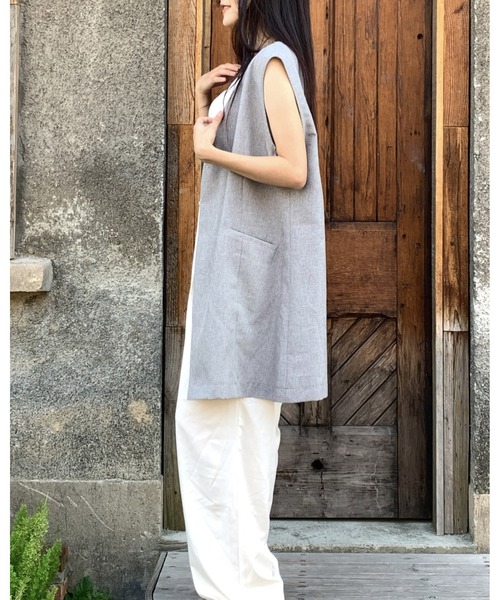 Ada.（エイダ）の「秋・冬にヘビロテ間違いなし◎ 麻調オーバー