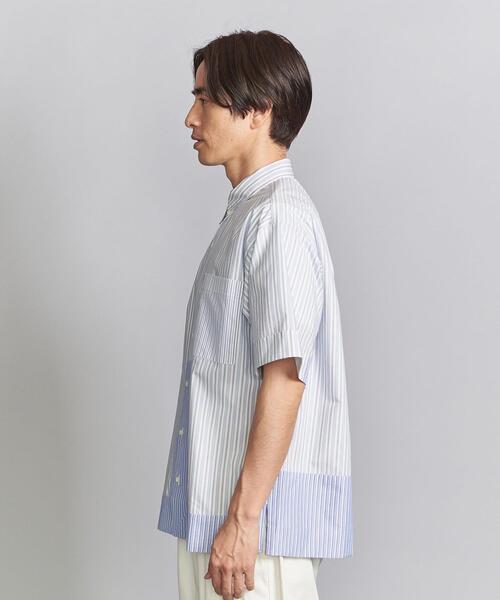 Jipijapa(ヒピハパ)の「【別注】 < Jipijapa > CRAZY STRIPE SHIRT/シャツ(シャツ/ブラウス・メンズ・ホワイト/ライトブルー・S/M/L)」の12枚目の写真