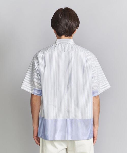 Jipijapa(ヒピハパ)の「【別注】 < Jipijapa > CRAZY STRIPE SHIRT/シャツ(シャツ/ブラウス・メンズ・ホワイト/ライトブルー・S/M/L)」の6枚目の写真