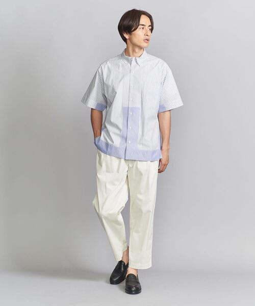 Jipijapa(ヒピハパ)の「【別注】 < Jipijapa > CRAZY STRIPE SHIRT/シャツ(シャツ/ブラウス・メンズ・ホワイト/ライトブルー・S/M/L)」の18枚目の写真