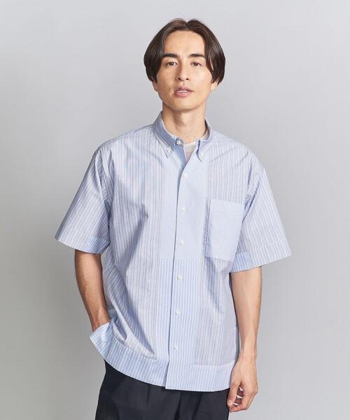 Jipijapa(ヒピハパ)の「【別注】 < Jipijapa > CRAZY STRIPE SHIRT/シャツ(シャツ/ブラウス・メンズ・ホワイト/ライトブルー・S/M/L)」の21枚目の写真