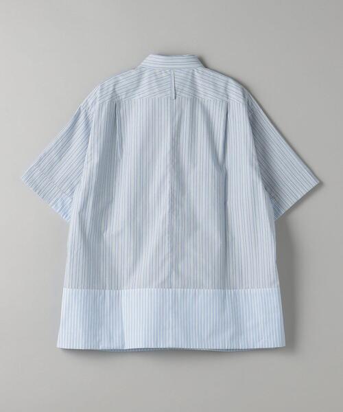 Jipijapa(ヒピハパ)の「【別注】 < Jipijapa > CRAZY STRIPE SHIRT/シャツ(シャツ/ブラウス・メンズ・ホワイト/ライトブルー・S/M/L)」の4枚目の写真