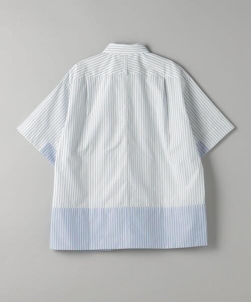Jipijapa(ヒピハパ)の「【別注】 < Jipijapa > CRAZY STRIPE SHIRT/シャツ(シャツ/ブラウス・メンズ・ホワイト/ライトブルー・S/M/L)」の5枚目の写真
