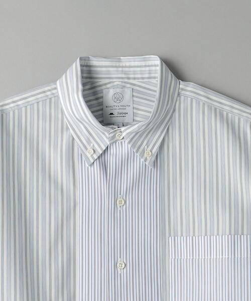Jipijapa(ヒピハパ)の「【別注】 < Jipijapa > CRAZY STRIPE SHIRT/シャツ(シャツ/ブラウス・メンズ・ホワイト/ライトブルー・S/M/L)」の11枚目の写真