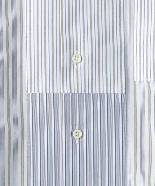 Jipijapa(ヒピハパ)の「【別注】 < Jipijapa > CRAZY STRIPE SHIRT/シャツ(シャツ/ブラウス・メンズ・ホワイト/ライトブルー・S/M/L)」の20枚目の写真