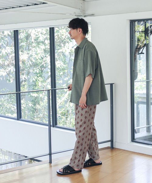 JOURNAL STANDARD relume(ジャーナルスタンダード レリューム)の「総柄イージーパンツ ”プロヴァンス”(その他パンツ・メンズ・グレー/ボルドー/ブルー系その他・MEDIUM/LARGE)」の19枚目の写真