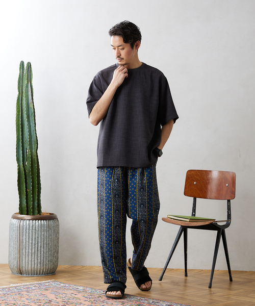 JOURNAL STANDARD relume 総柄イージーパンツ プロヴァンス JOURNAL STANDARD relume（ジャーナルスタンダード レリューム