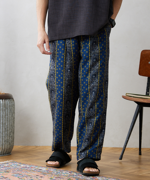 JOURNAL STANDARD relume(ジャーナルスタンダード レリューム)の「総柄イージーパンツ ”プロヴァンス”(その他パンツ・メンズ・グレー/ボルドー/ブルー系その他・MEDIUM/LARGE)」の17枚目の写真