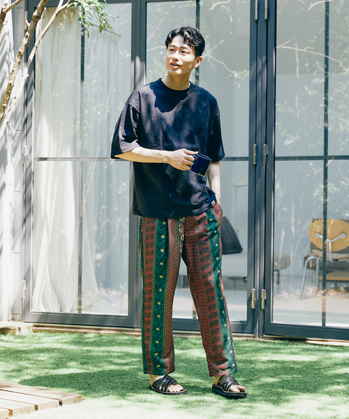 JOURNAL STANDARD relume(ジャーナルスタンダード レリューム)の「総柄イージーパンツ ”プロヴァンス”(その他パンツ・メンズ・グレー/ボルドー/ブルー系その他・MEDIUM/LARGE)」の13枚目の写真