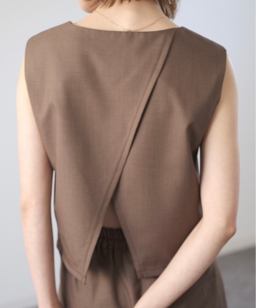 セール】バッククロスベスト / original back cross vest ベスト ジレ