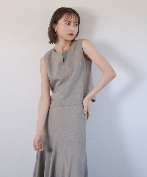 セール】バッククロスベスト / original back cross vest ベスト ジレ 
