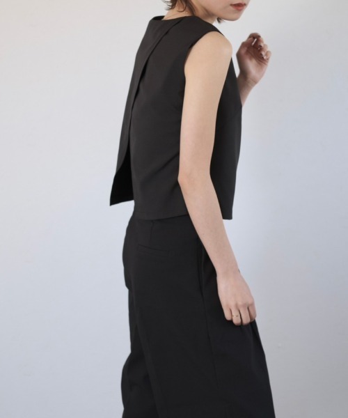 セール】バッククロスベスト / original back cross vest ベスト ジレ 