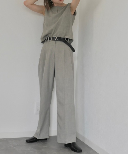 新品未使用☆CHIEKO+☆round back zip vest☆ベスト☆ジレ ジレ ベスト レディース サマー チョッキ 袖なし パーカー