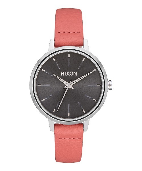 【NIXON/ニクソン】Medium Kensington Leather　レザーベルト　アナログ　電池式