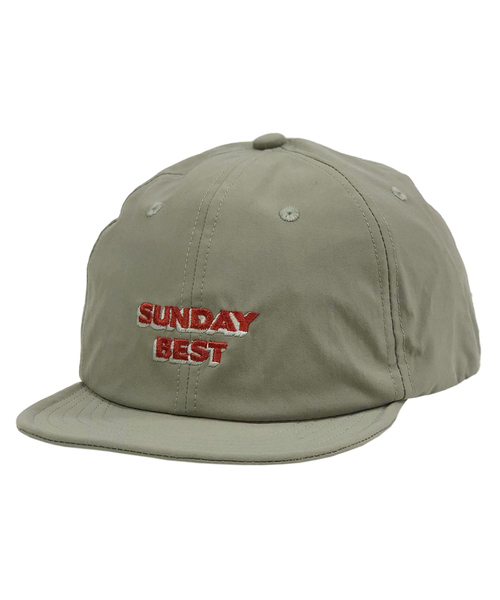 RIVER UP（リバーアップ）の「＜BASIQUENTI＞【消臭＆抗菌＆丸洗い可】SUNDAY BEST ユニセックス アンパイヤ ショートブリム キャップ（キャップ・メンズ・ブラック/ベージュ/ネイビー/セージグリーン/ピンク・フリー）」の6枚目の写真