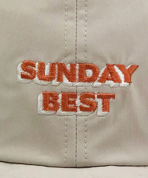 RIVER UP（リバーアップ）の「＜BASIQUENTI＞【消臭＆抗菌＆丸洗い可】SUNDAY BEST ユニセックス アンパイヤ ショートブリム キャップ（キャップ・メンズ・ブラック/ベージュ/ネイビー/セージグリーン/ピンク・フリー）」の10枚目の写真