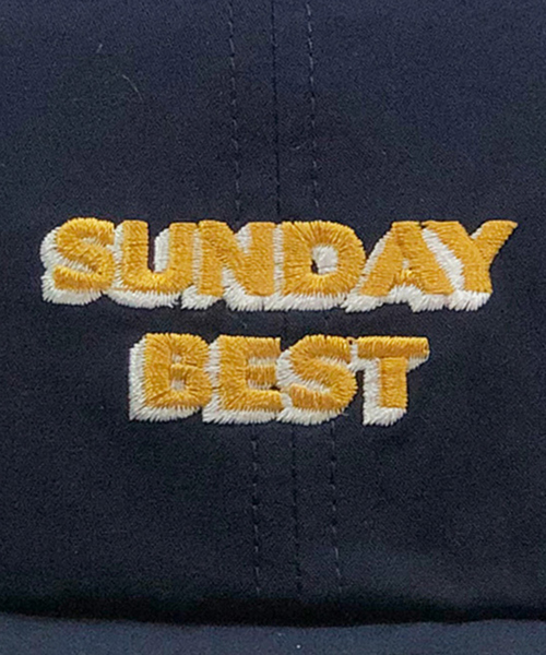 RIVER UP（リバーアップ）の「＜BASIQUENTI＞【消臭＆抗菌＆丸洗い可】SUNDAY BEST ユニセックス アンパイヤ ショートブリム キャップ（キャップ・メンズ・ブラック/ベージュ/ネイビー/セージグリーン/ピンク・フリー）」の11枚目の写真