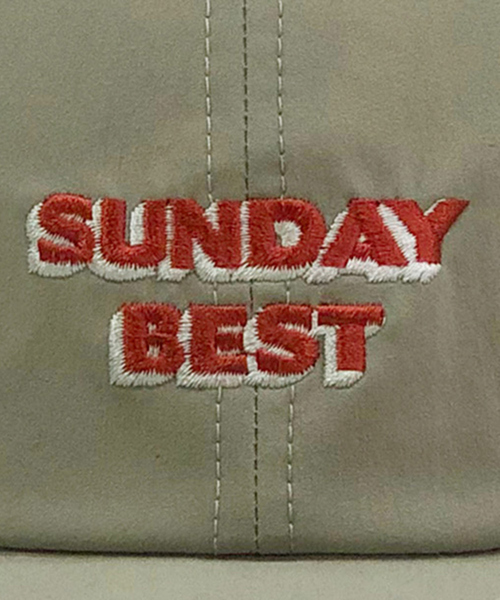 RIVER UP（リバーアップ）の「＜BASIQUENTI＞【消臭＆抗菌＆丸洗い可】SUNDAY BEST ユニセックス アンパイヤ ショートブリム キャップ（キャップ・メンズ・ブラック/ベージュ/ネイビー/セージグリーン/ピンク・フリー）」の12枚目の写真