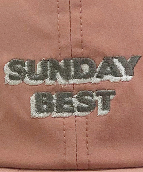 RIVER UP（リバーアップ）の「＜BASIQUENTI＞【消臭＆抗菌＆丸洗い可】SUNDAY BEST ユニセックス アンパイヤ ショートブリム キャップ（キャップ・メンズ・ブラック/ベージュ/ネイビー/セージグリーン/ピンク・フリー）」の13枚目の写真