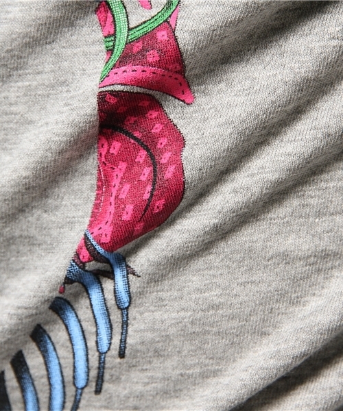 NIKE SPORTSWEAR（ナイキスポーツウェアー）の「メンズ ナイキ フローラル プリント Tシャツ NIKE TEE-FLORAL JDI 666532（Tシャツ/カットソー・メンズ・ダークグレー/ホワイト/ブラック/グレー・SMALL/X-LARGE/LARGE/MEDIUM）」の12枚目の写真