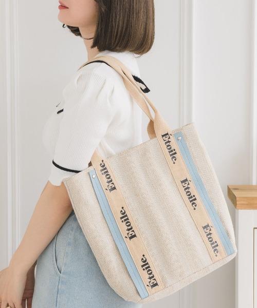 セール】ロゴテープトートBag（トートバッグ）｜ems excite