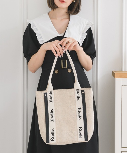 お買い得！！★ ロエベ ★フォント トート M ストライプ バッグ セール】ロゴテープトートBag（トートバッグ）｜ems excite